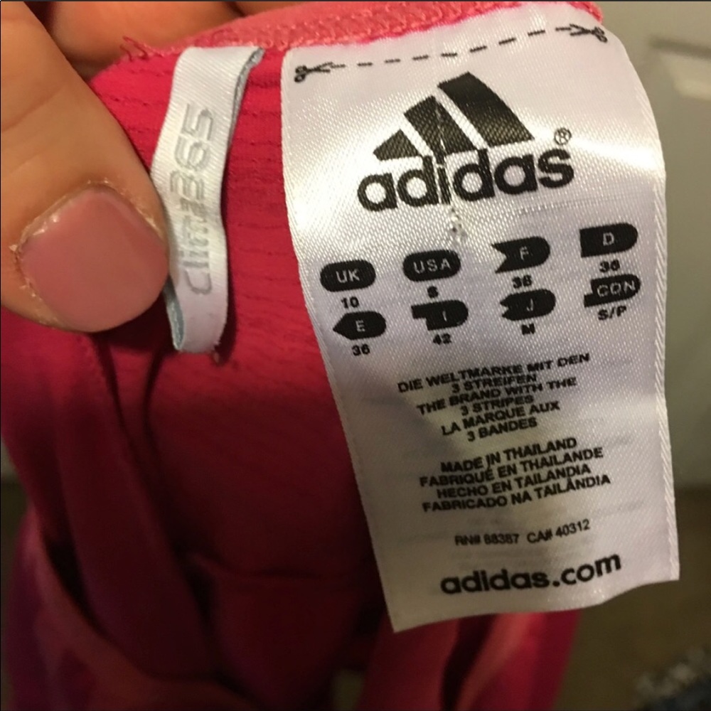 ✅SOLD✅Adidas Clima Control Pink workout top - Picture 3 of 3